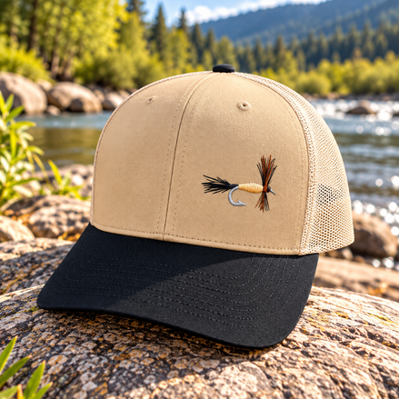 Embroidered Fly Fishing Hat – Richardson 112 Trucker Cap