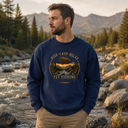 Rise Cast Relax Fly Fishing Sweatshirt