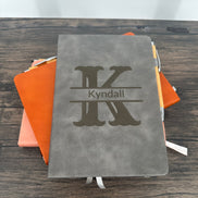 Personalized Journal - Custom Engraved Monogram & Name