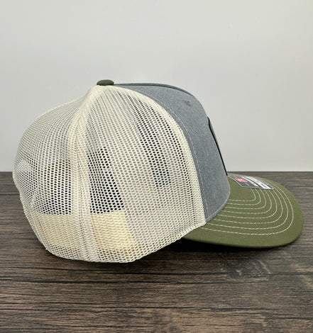 Side view of a rainbow trout hat