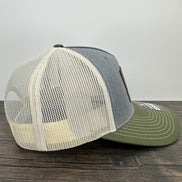 Side view of the rainbow trout fly fishing hat