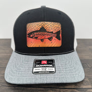 Cutthroat trout patch hat 
