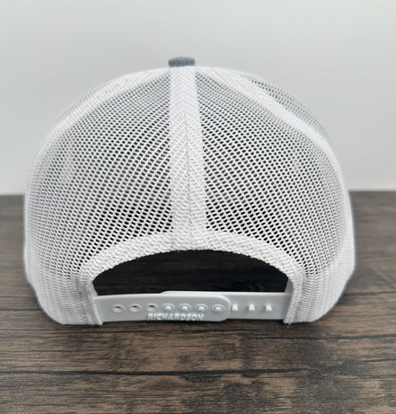 Back view of the cutthroat trout fly fishing hat