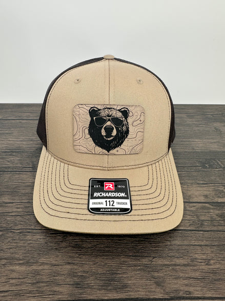 bear patch cap