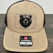 Bear Patch on a Richardson 112 trucker hat