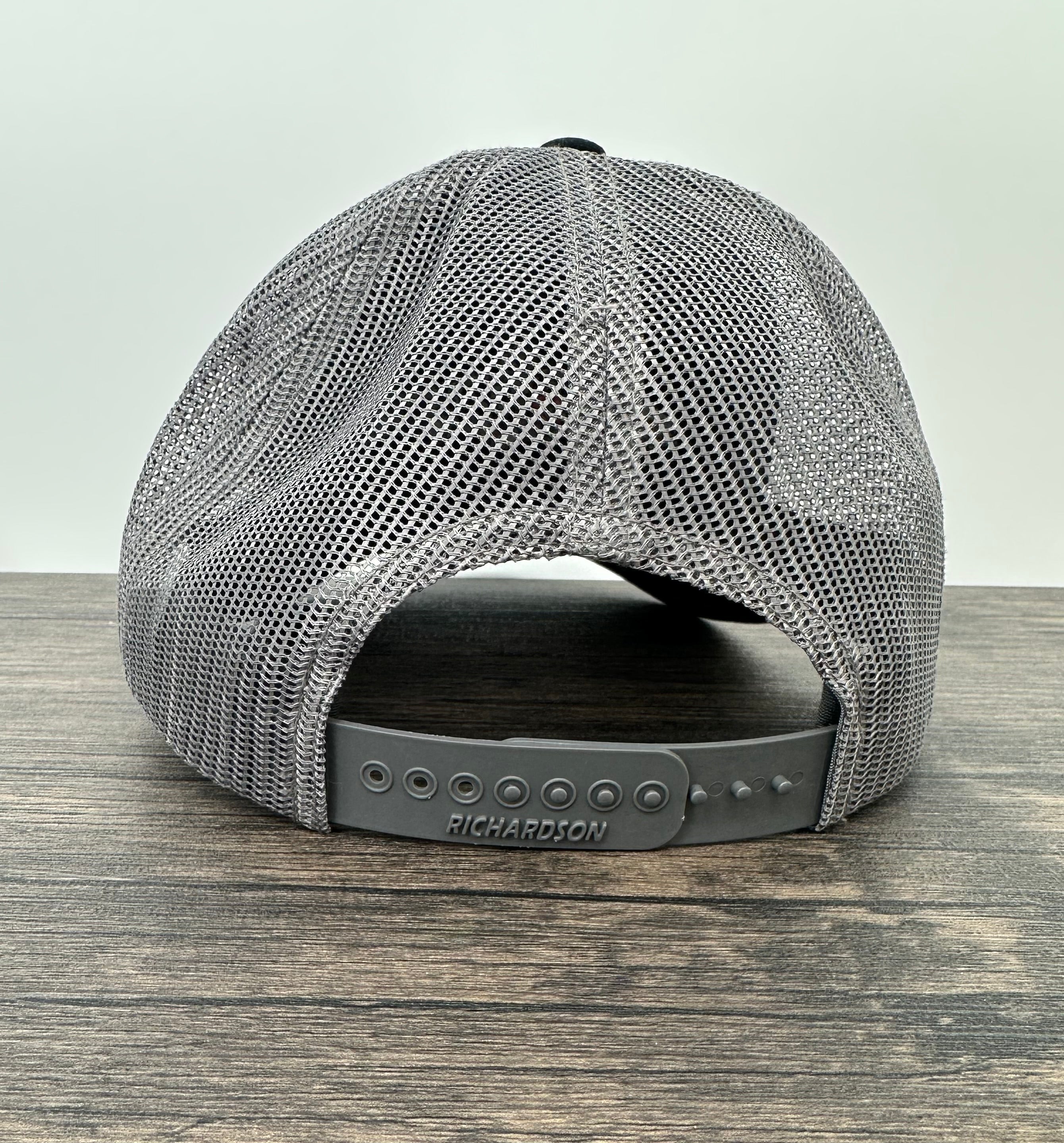 Embroidered Rainbow Trout on a Richardson 115 (6-panel) Hat