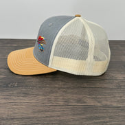 Embroidered Fly Fishing Hat - Side Embroidered Fly - Richardson 112 6-panel cap