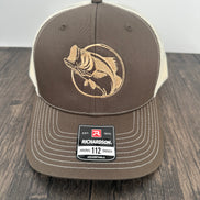 Largemouth Bass Embroidered Hat | Richardson 112 Snapback