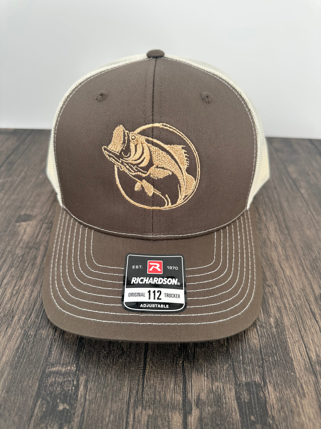 Largemouth Bass Embroidered Hat | Richardson 112 Snapback