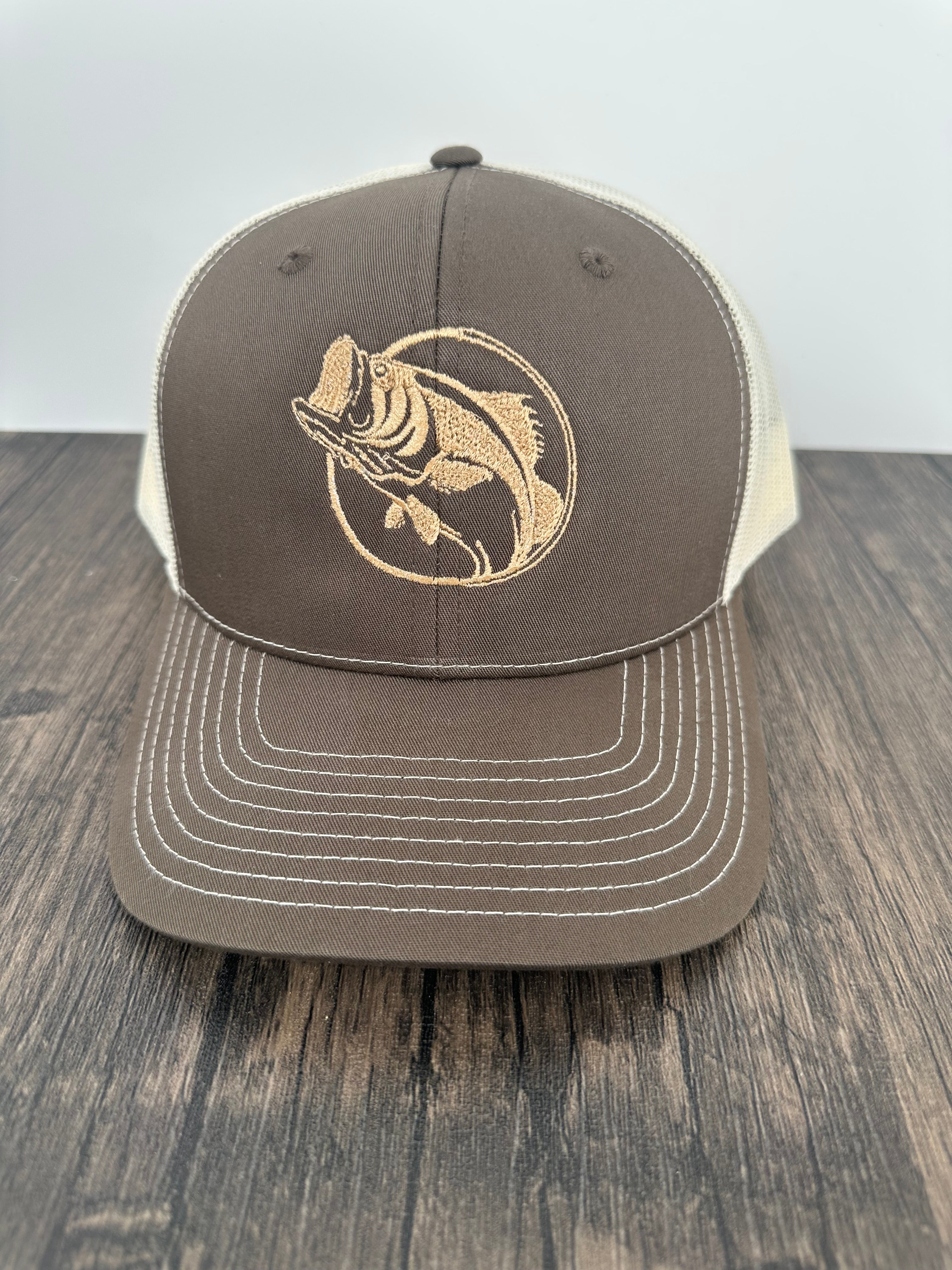 Largemouth Bass Embroidered Hat | Richardson 112 Snapback