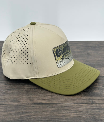 Large Mouth Bass Fishing Hat | Crankbait “Cranky” Fishing Cap