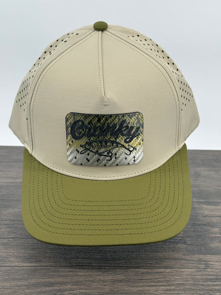 Large Mouth Bass Fishing Hat | Crankbait “Cranky” Fishing Cap
