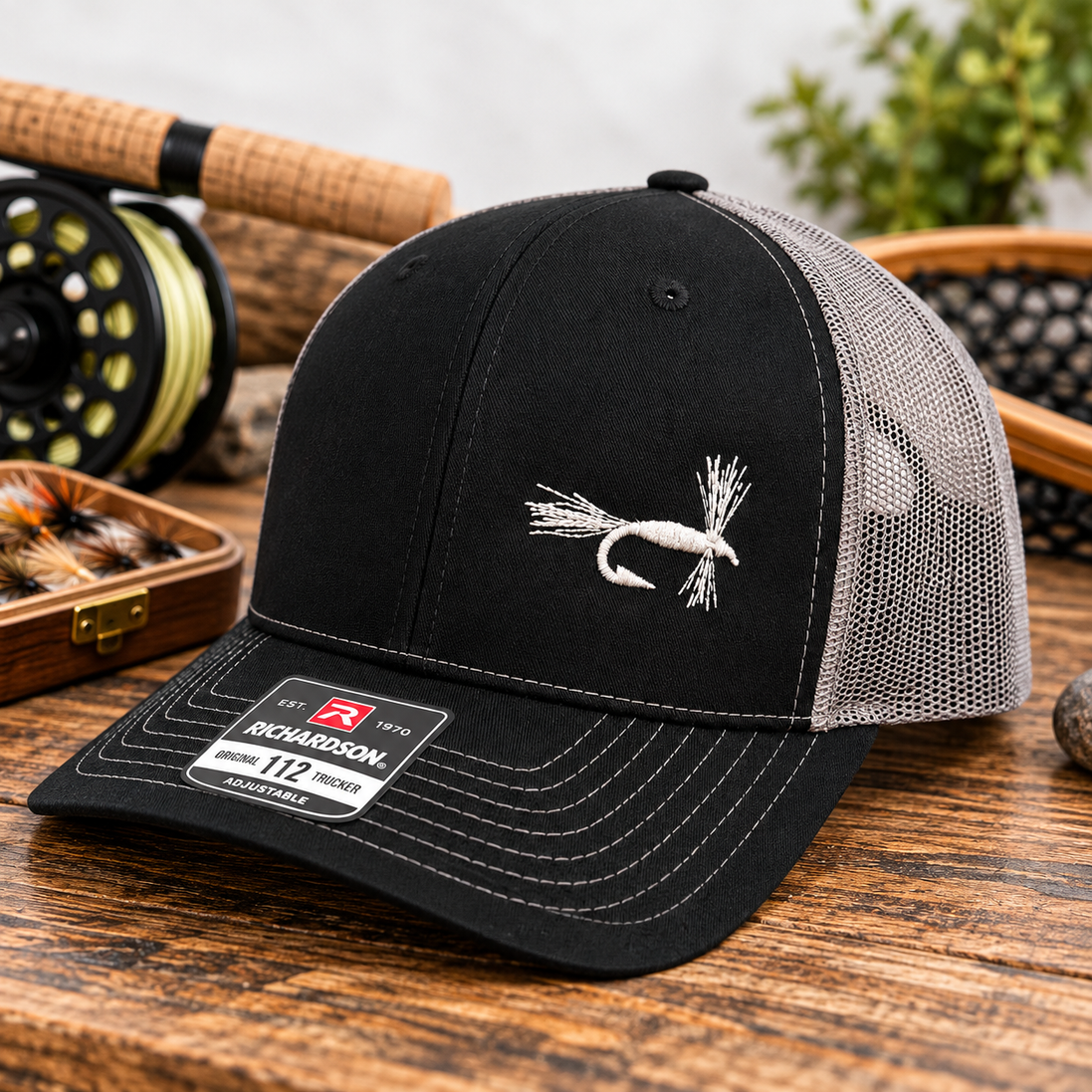 Embroidered Fly Fishing Hat – Richardson 112 Trucker Cap