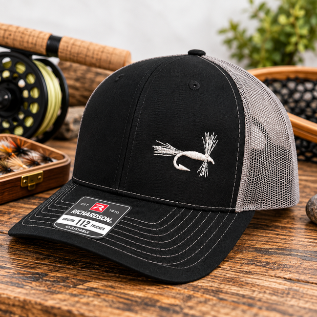Embroidered Fly Fishing Hat – Richardson 112 Trucker Cap