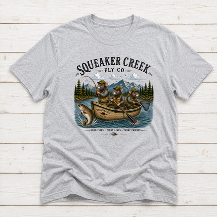 Squeaker Creek Fly Fishing T-Shirt or Sweatshirt