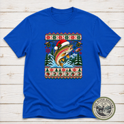 Trout Christmas T-Shirt or Sweatshirt | Ugly Sweater-Style Design