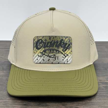 Large Mouth Bass Fishing Hat | Crankbait “Cranky” Fishing Cap
