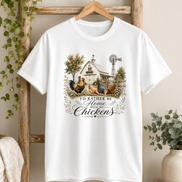 I’d Rather Be Home With My Chickens T-Shirt - Funny Chicken Lover Gift