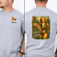 What A Catch Vintage Inspired Trout T-Shirt - Retro Fishing Tee
