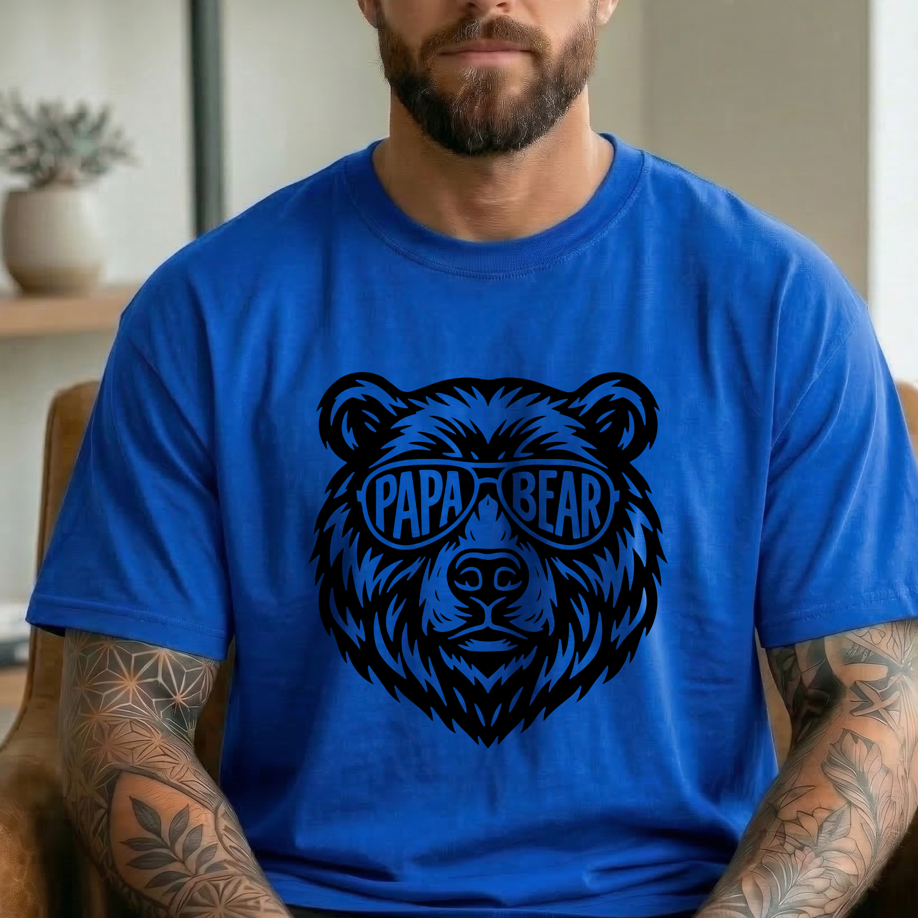Mama Bear or Papa Bear T-Shirt - Matching Family Bear Tees