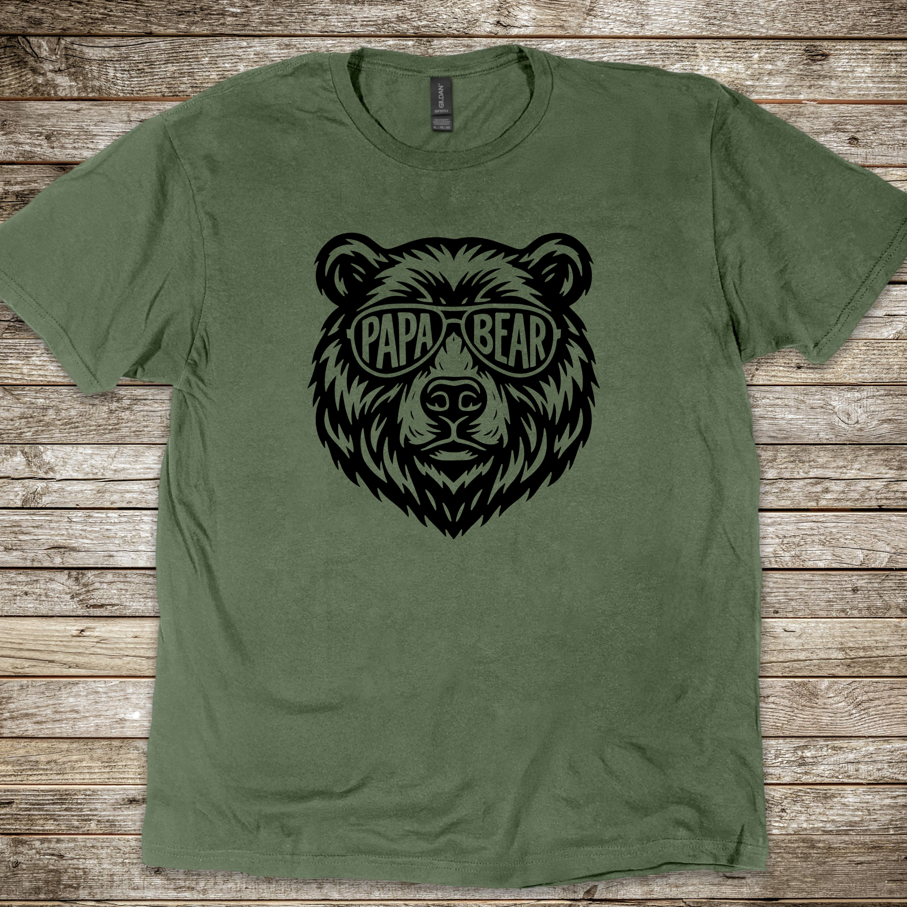 Mama Bear or Papa Bear T-Shirt - Matching Family Bear Tees