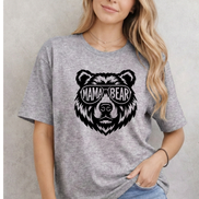 Mama Bear or Papa Bear T-Shirt - Matching Family Bear Tees