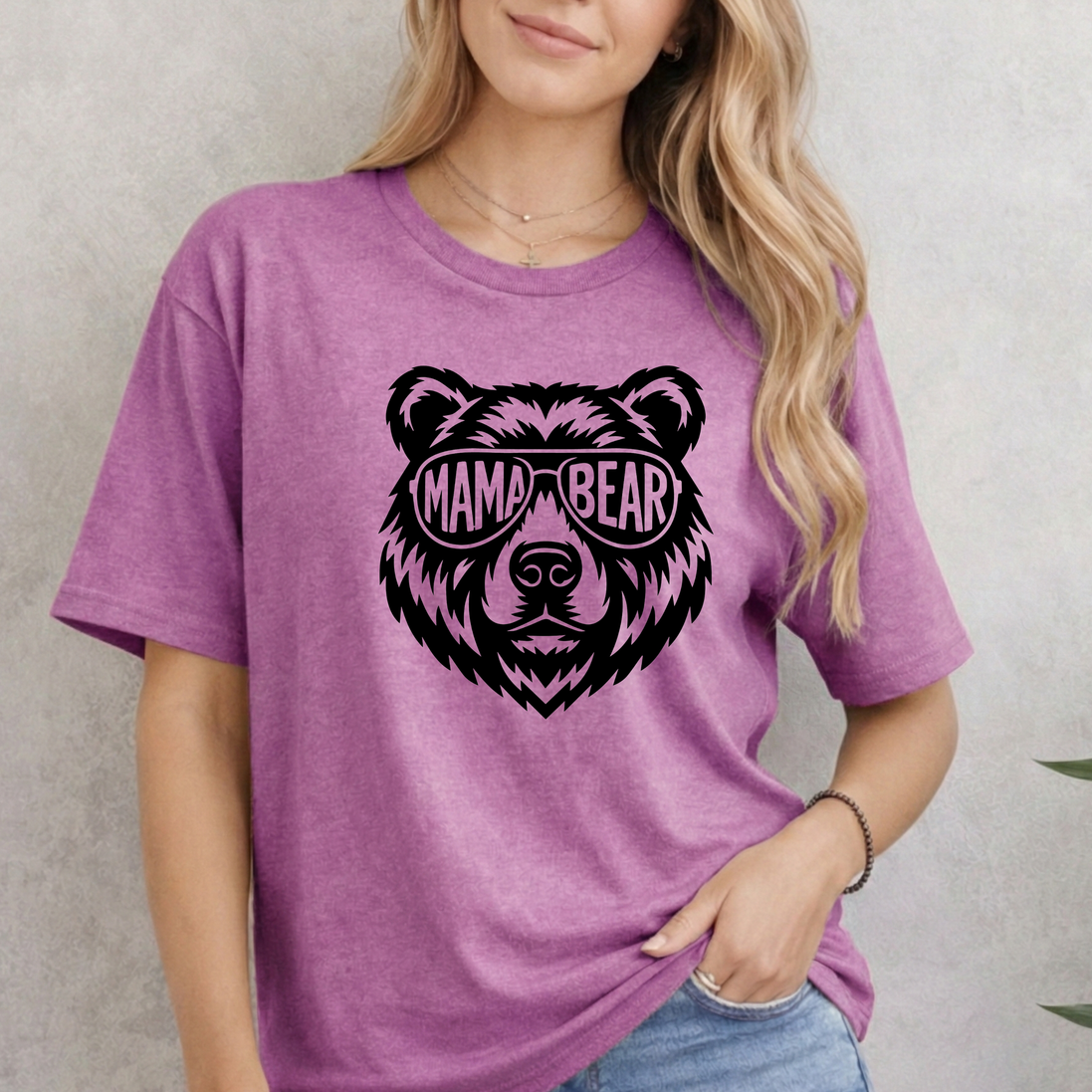 Mama Bear or Papa Bear T-Shirt - Matching Family Bear Tees