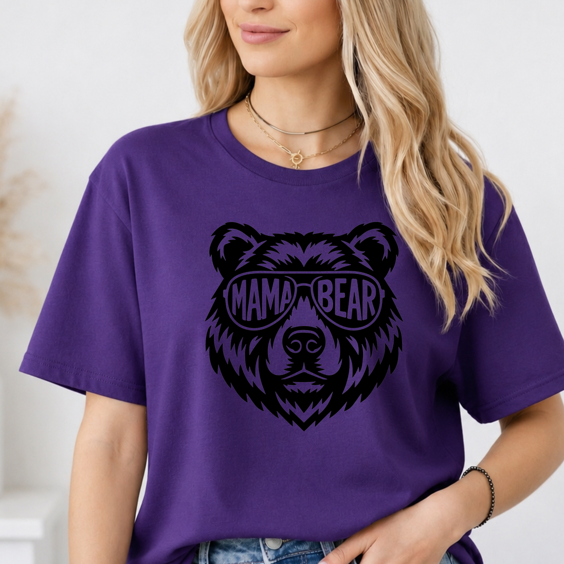 Mama Bear or Papa Bear T-Shirt - Matching Family Bear Tees