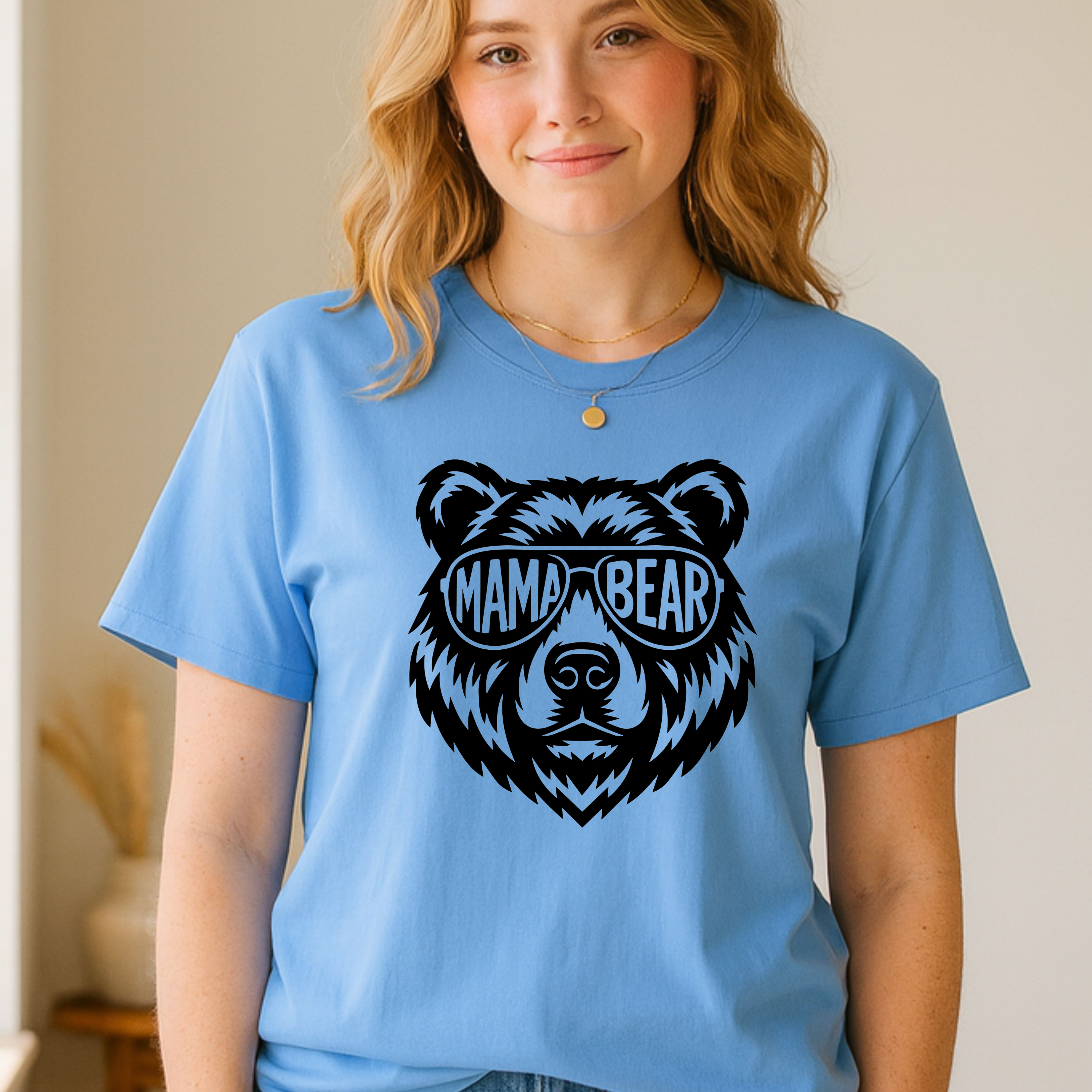 Mama Bear or Papa Bear T-Shirt - Matching Family Bear Tees