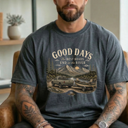 The Best Roads End At The River T-Shirt