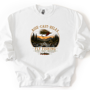 Rise Cast Relax Fly Fishing Sweatshirt