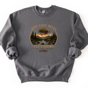 Rise Cast Relax Fly Fishing Sweatshirt