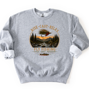 Rise Cast Relax Fly Fishing Sweatshirt