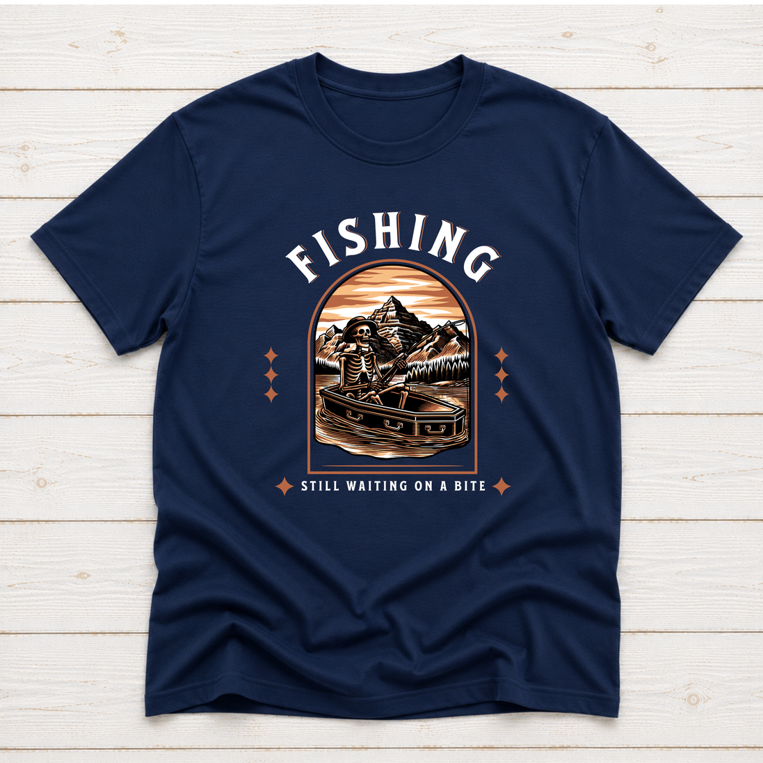 Fishing Still Waiting On A Bite – Funny Fishing T-Shirt or Sweatshirt