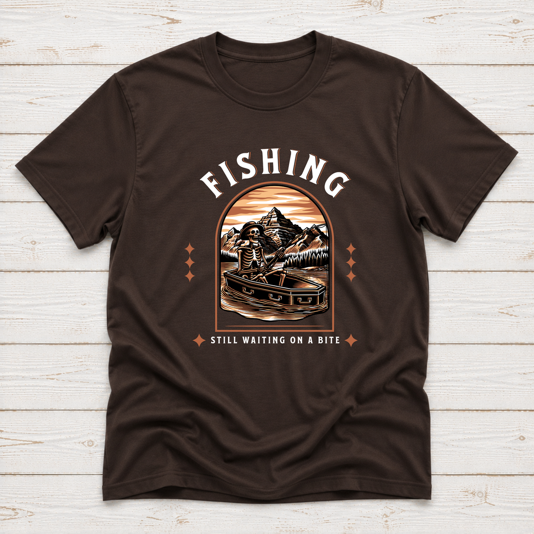 Fishing Still Waiting On A Bite – Funny Fishing T-Shirt or Sweatshirt