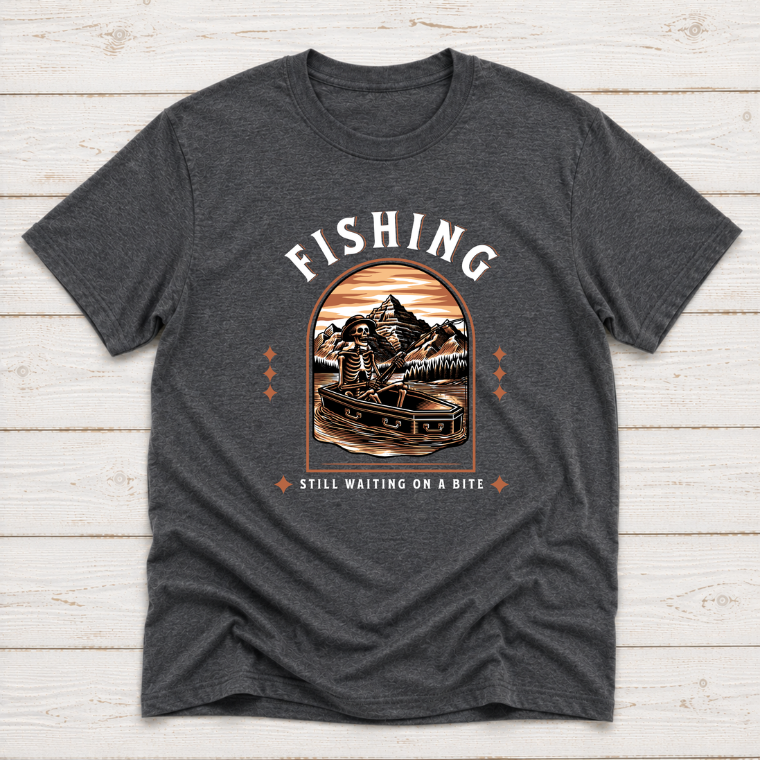 Fishing Still Waiting On A Bite – Funny Fishing T-Shirt or Sweatshirt