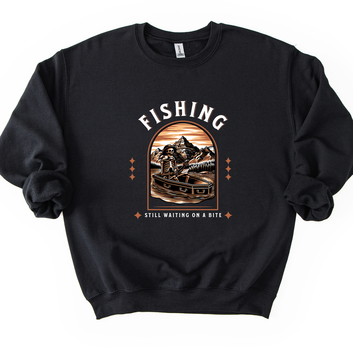 Fishing Still Waiting On A Bite – Funny Fishing T-Shirt or Sweatshirt