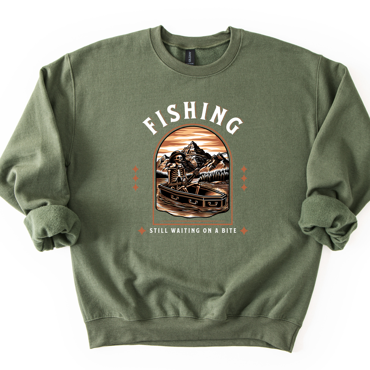 Fishing Still Waiting On A Bite – Funny Fishing T-Shirt or Sweatshirt
