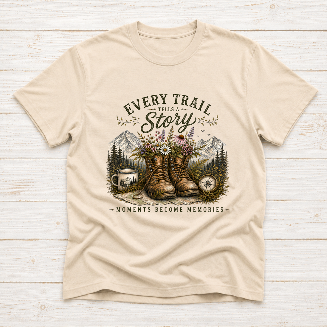 Every Trail Tells A Story | Hiking T-Shirt & Sweatshirt