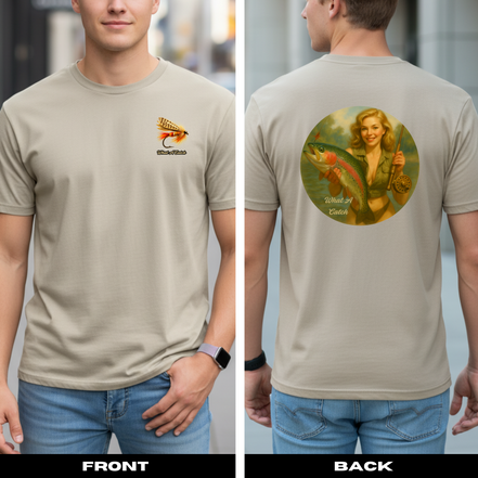 What A Catch Vintage Inspired Trout T-Shirt - Retro Fishing Tee
