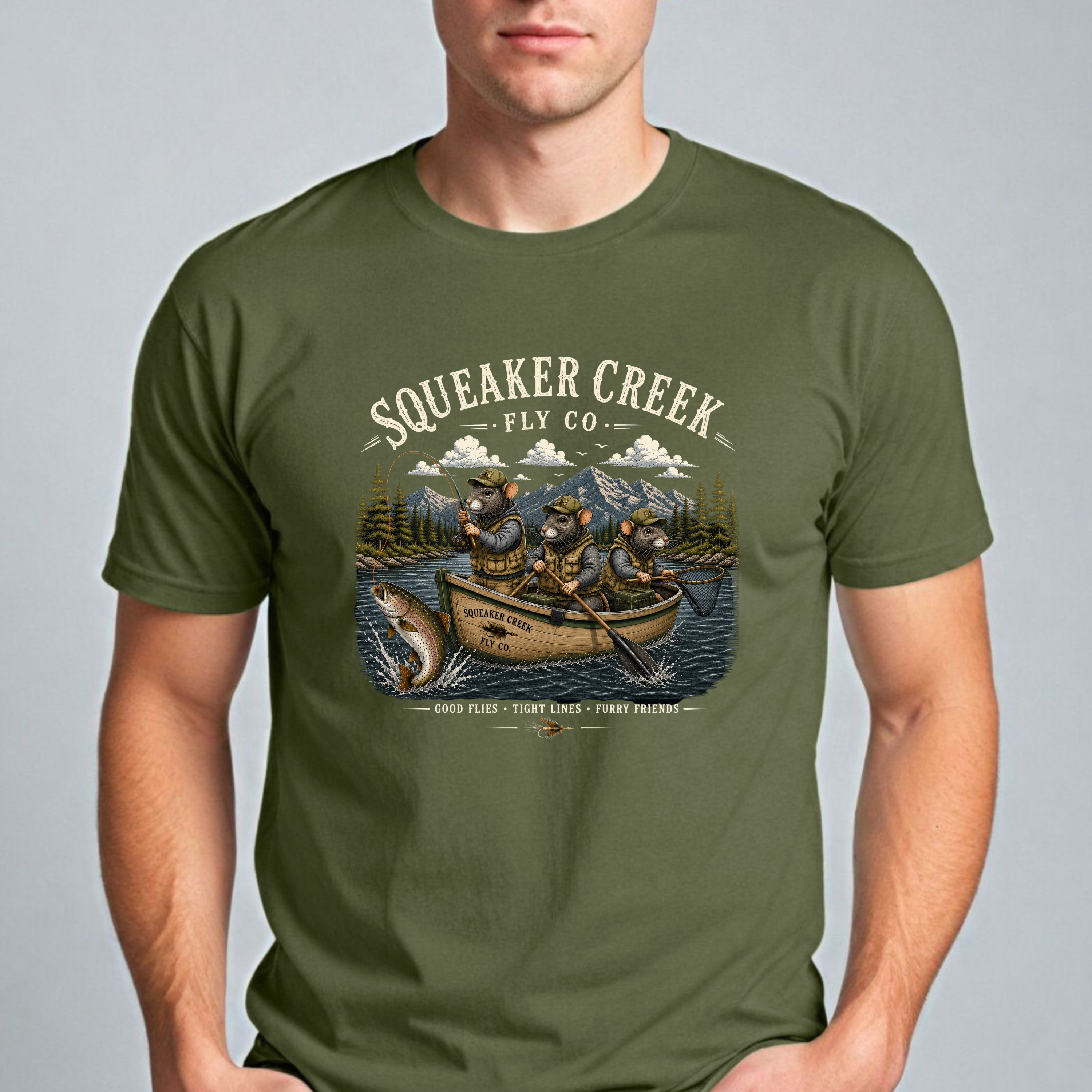 Squeaker Creek Fly Fishing T-Shirt