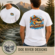 Not Impressed Trout Fishing Shirt & Sweatshirt | Funny Fishing Gift