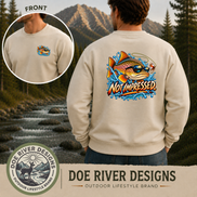 Not Impressed Trout Fishing Shirt & Sweatshirt | Funny Fishing Gift