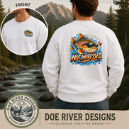 Not Impressed Trout Fishing Shirt & Sweatshirt | Funny Fishing Gift
