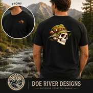 Skull Fly Fishing Shirt & Sweatshirt | Fly Fisherman Gift
