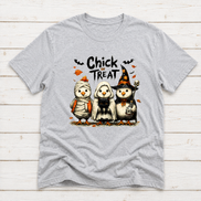 Chick or Treat Halloween Chicken Shirt & Sweatshirt | Funny Fall Tee