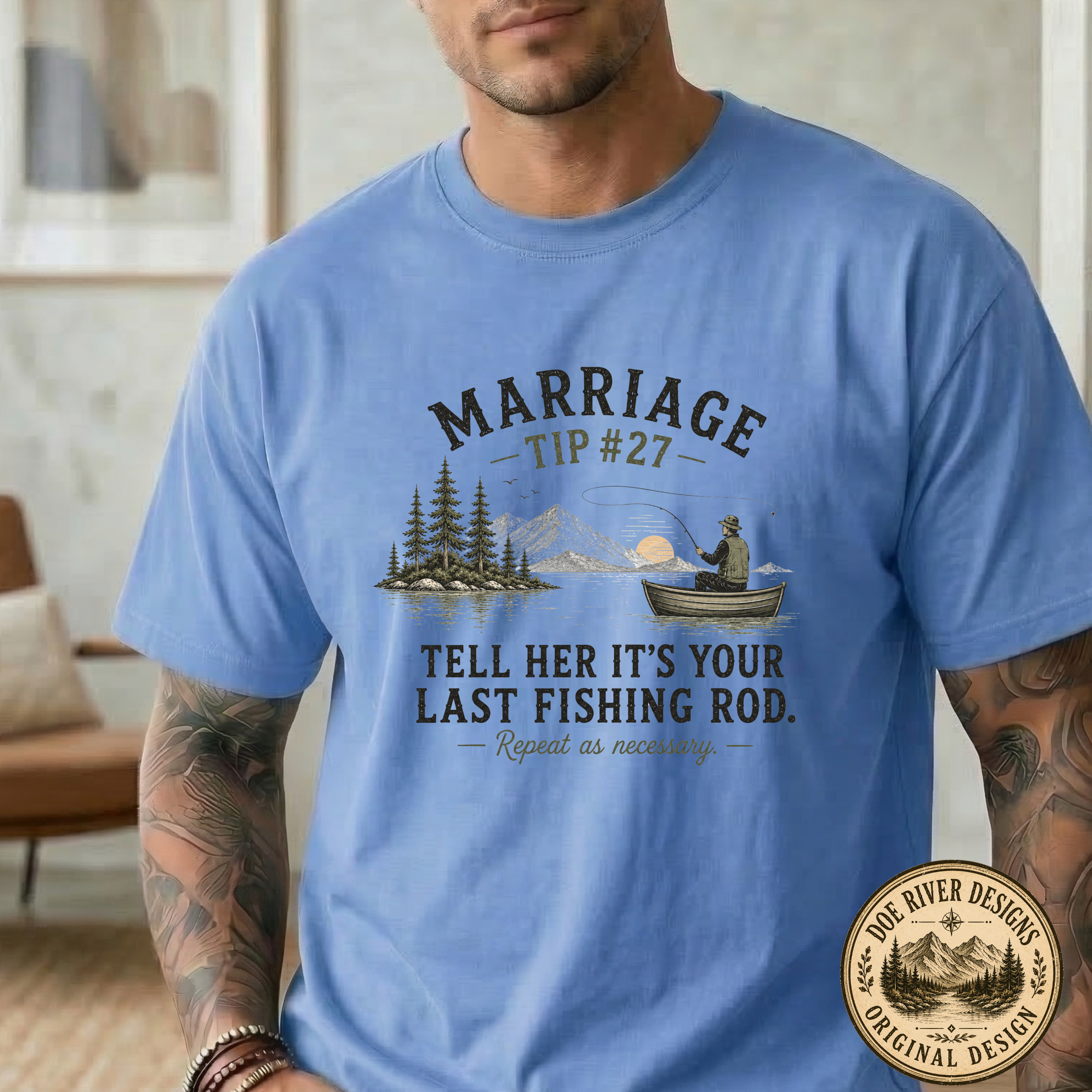 Marriage Advice Fly Fishing T-Shirt