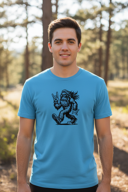 Cool Yeti T-Shirt - Carolina Blue