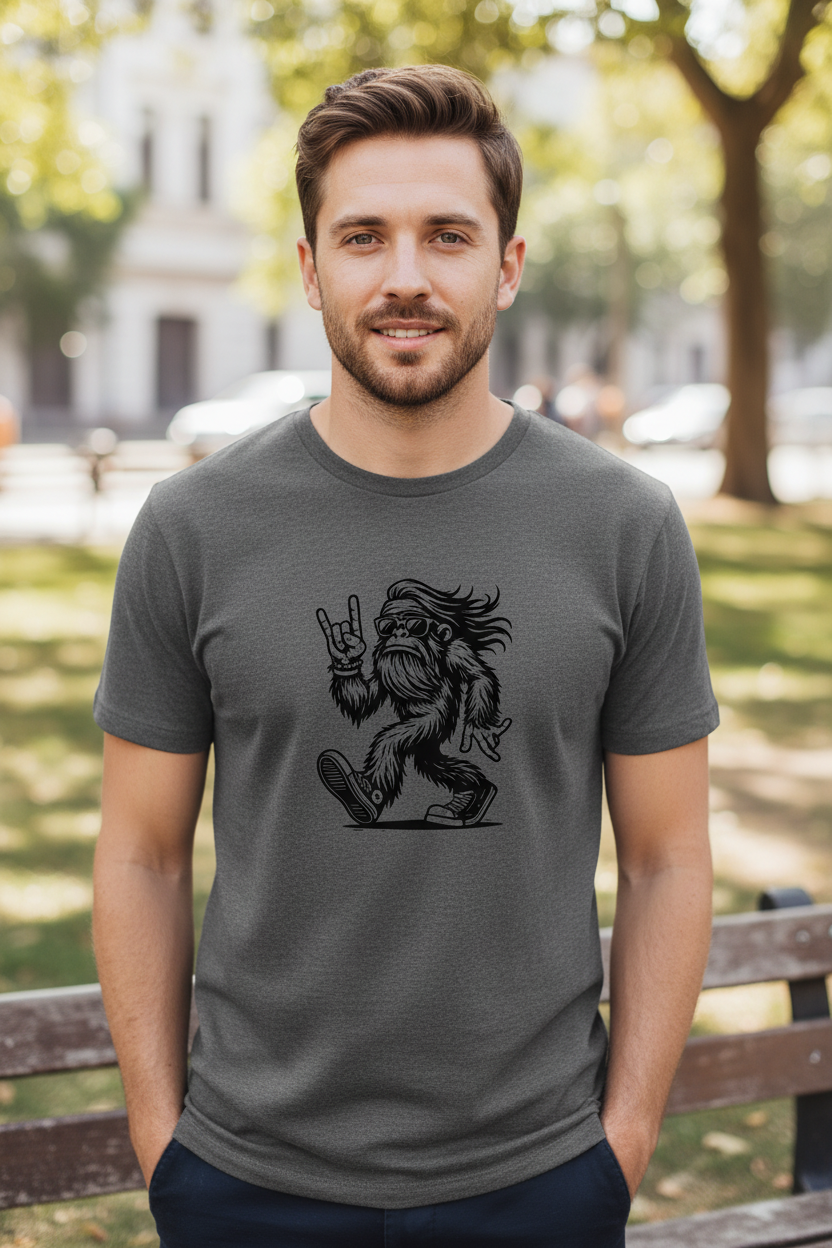 Cool Yeti T-Shirt - Charcoal