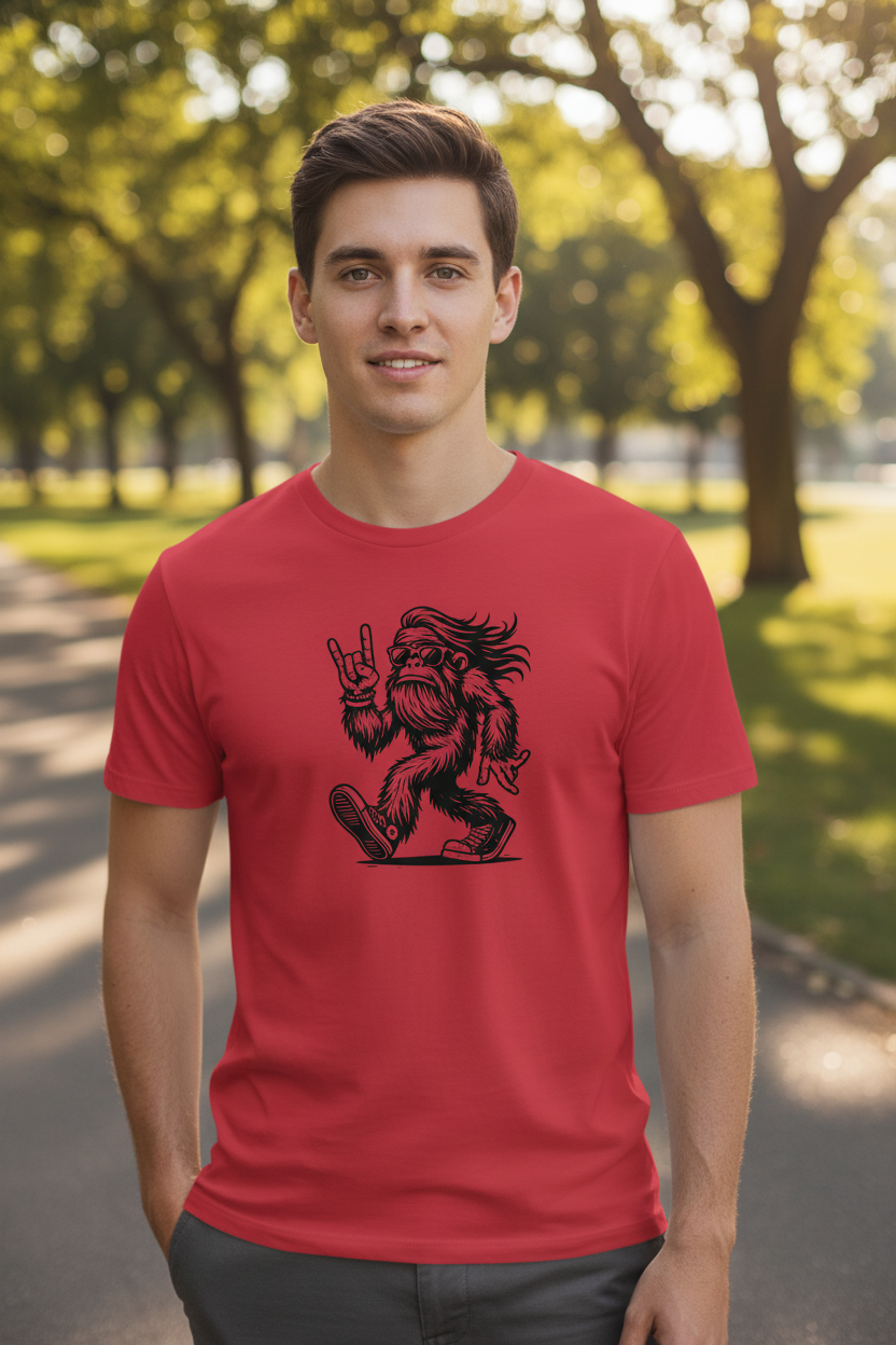 Cool Yeti T-Shirt - Gildan Red